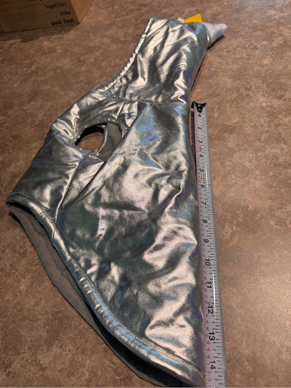 Metallic Silver Pet Harness Vest